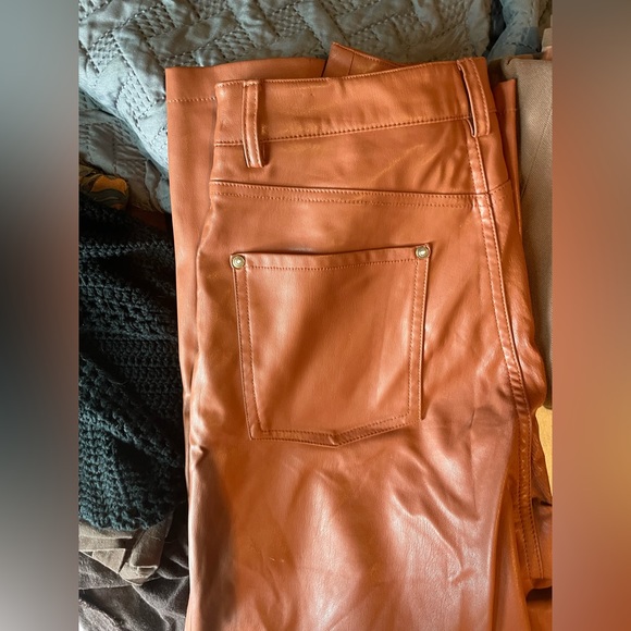 Zara Leather Pants - Picture 4 of 5